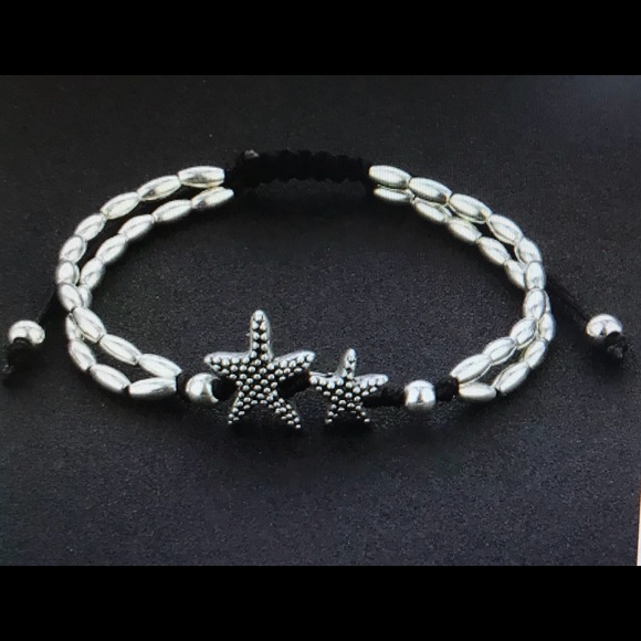 New Boho Anklet Bracelet Starfish CUTE! - Picture 1 of 2